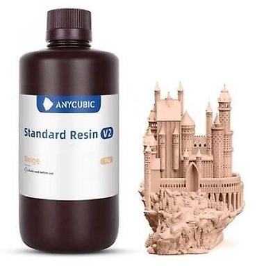 Epoksid qətranı: Anycubic Standard Resin V2 – Bej, 1 kq 3D resin printerlər üçün — 1