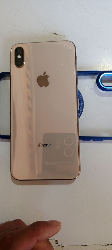 Apple iPhone: IPhone Xs Max, 64 ГБ, Rose Gold, Чехол