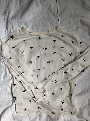 pull bear: Лонгслив, цвет - Белый, Китай, XS — 2