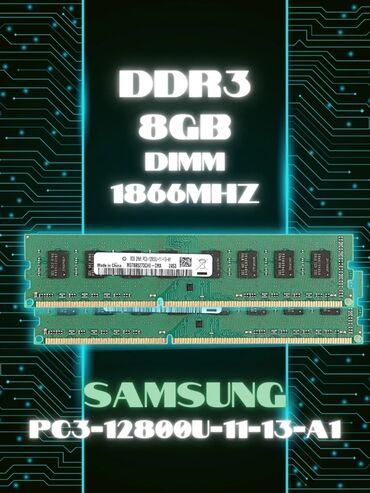 ddr2 на 4 гб: Оперативная память, Новый, Samsung, 8 ГБ, DDR3, 1866 МГц, Для ПК
