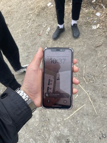 телефон городской: IPhone 11 Pro, Б/у, 64 ГБ, Белый, Защитное стекло, Кабель, Чехол, 100 %