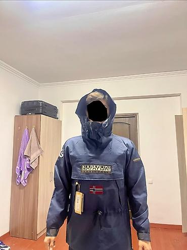 анорак: Мужская куртка, 2XL, Napapijri, Новый, цвет - Синий, Самовывоз — 3