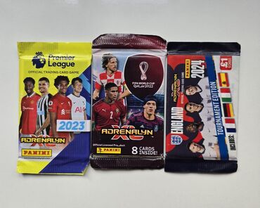 futbol elcekleri: Panini Adrenalyn XL futbol kolleksiya kartları – 3 fərqli paket