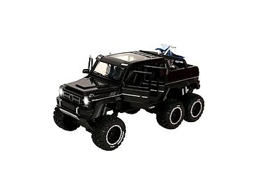 модели: Машинка металлическая модель Mercedes G63 AMG Гелик c байком Материал — 4