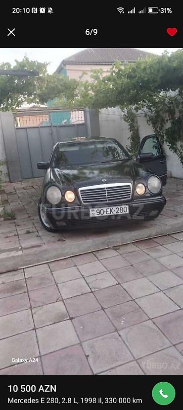 mercedes 180 b: Mercedes-Benz E 280: 2.8 l | 1998 il Sedan — 1