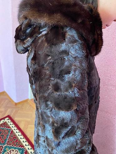 Шубы: Шуба, Норка, Длинная модель, С капюшоном, L — 5