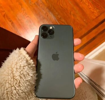 Apple iPhone: IPhone 11 Pro Max, Б/у, 256 ГБ, Matte Midnight Green, 84 %
