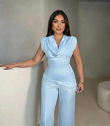 Kompleti: 🔥Elegantni dvodelni komplet – i pantalone sa širokim nogavicama ✅3000 — 14