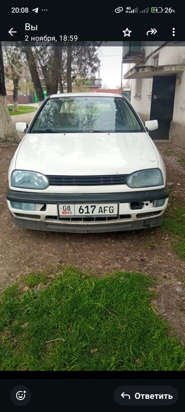 авто продаю или меняю: Volkswagen Golf: 1995 г., 1.6 л, Механика, Бензин, Хетчбек