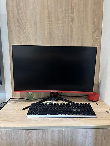 Monitorlar: Rampage oyun monitoru Curved və Pivot 165 hz 27 inch gaming fhd - Əyri — 2