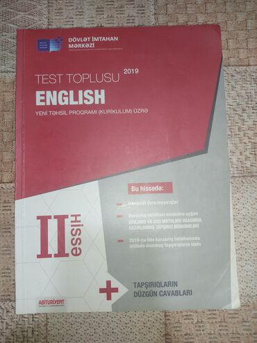 dim ingilis dili test toplusu 1 ci hisse pdf: İngilis dili DİM test toplusu 2-ci hisse 2019 ✅ Zədələnməyib ✅ içi