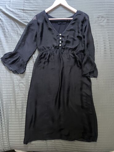 черное коктейльное платье: Кече көйнөгү, Коктейл, Жеңдери менен, S (EU 36)