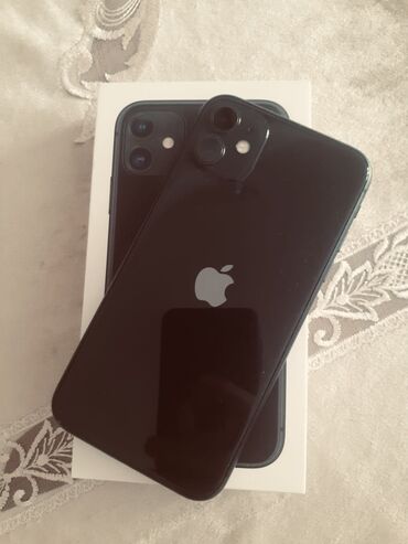 dubayski iphone 11 satisi: IPhone 11, 128 GB, Qara, Face ID