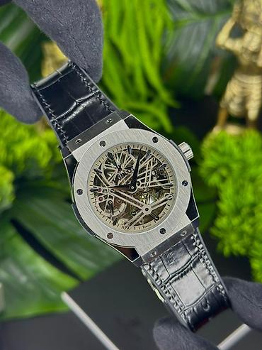 30: Yeni, Qol saatı, Hublot, rəng - Qara — 7