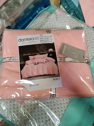 bed sheets: Постельное бельё Dantela Vita Home Collection, модель D116-1, розовый — 1