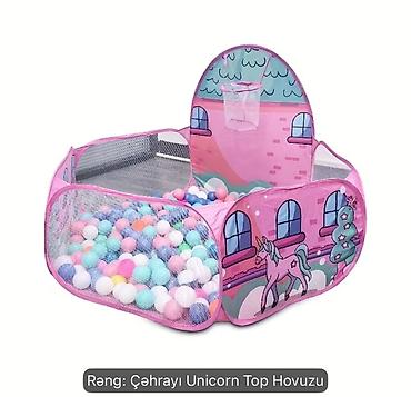 interaktiv oyuncaq itlər: Məhsul: Çəhrayı Unicorn Top Hovuzu Üstünlüyü: Çox rahat qatlanır — 2