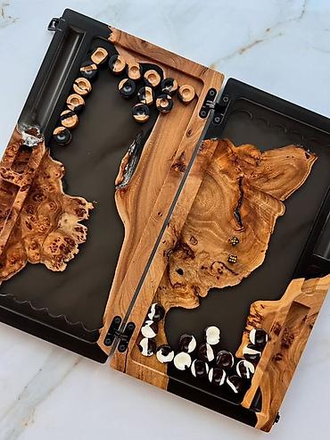 Нарды: Нарды с художественной резьбой - Эксклюзивные резные нарды с богатым — 6