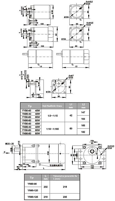darvaza matoru: Kategoriya: Motorlar > AC Motorlar > 90mm 220V Motorlar Məhsul — 3