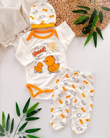 zara deca: Set: Footie, Bodysuit, Hat, 56-62