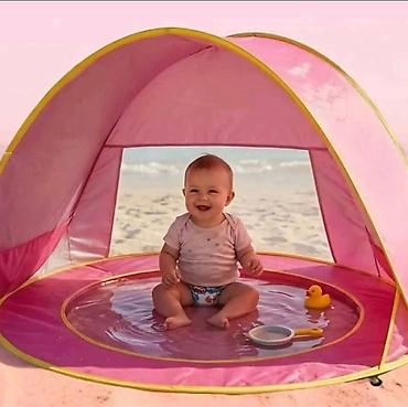 paketici sa igrackama: Prenosiva tenda za bebe sa integrisanim malim bazenom i UV zaštitom — 2