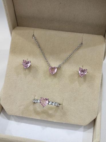 Серебряные наборы украшений: Набор украшений, Проба 925, Женские, Новый — 8