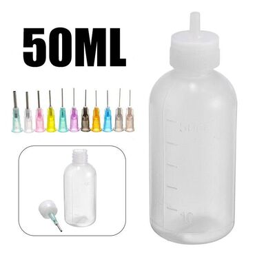 tros 50 metrov: Бутылка -аппликатор для жидкого флюса, 50 млс 11 шт -наконечниками