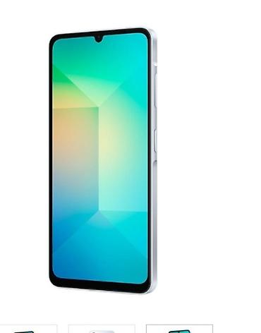 Samsung Galaxy A06, Б/у, 64 ГБ, цвет - Белый, 2 SIM