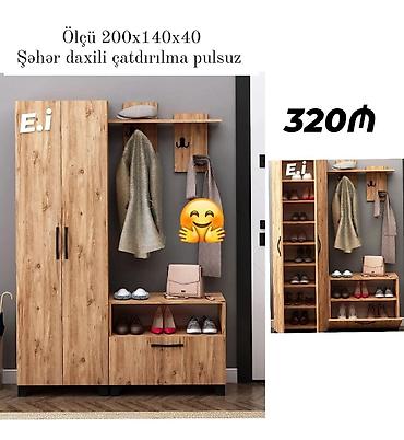 Шкафы-прихожие: Dəhliz mebeli yeni dolab — 1