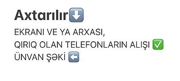 nar mobile telefon satisi: ANCAQ XARAB TELEFONLAR ALINIR ⬅️
MODEL FƏRQİ YOXDUR✅ — 2