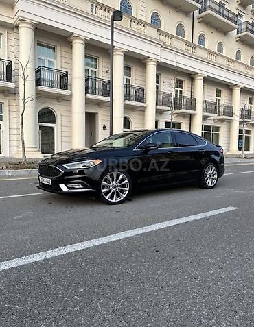 esp: Ford Fusion Platinum – qara rəng, sedan, yüksək komplektasiya. Əsas — 1