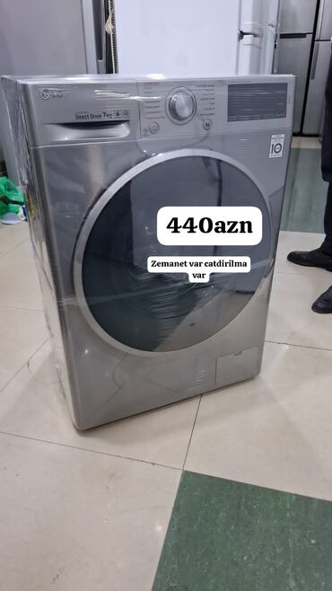 Uzunmüddətli kirayə mənzillər: Paltaryuyan maşın LG, 7 kq, İşlənmiş, Avtomat, Kredit yoxdur, Ünvandan götürmə, Ödənişli çatdırılma