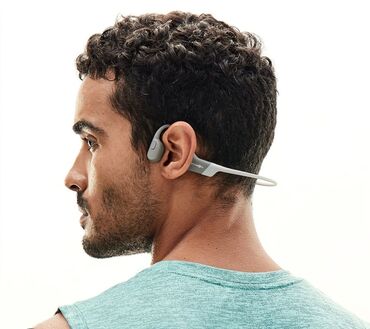 наушники игровые беспроводные: Костные, Aftershokz, Б/у, Беспроводные (Bluetooth), Для занятий спортом