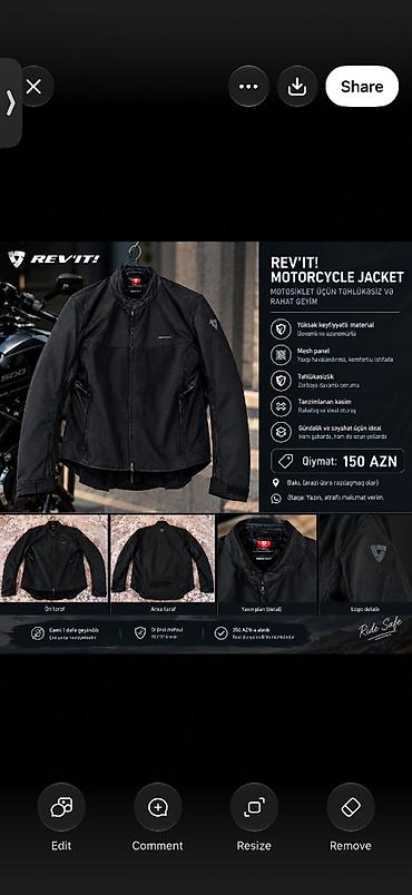 arazi motoru: REV’IT! Motorcycle Jacket – motosikletçilər üçün təhlükəsiz və rahat — 1
