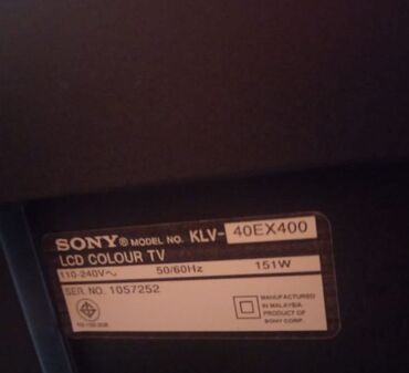 soni 2: İşlənmiş Televizor Sony Led Ünvandan götürmə