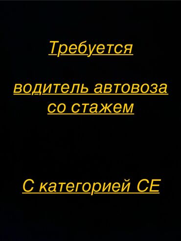 работа отвечать на сообщения: Автовоз айдоочу керек стажы бар, категория CE Требуется водитель