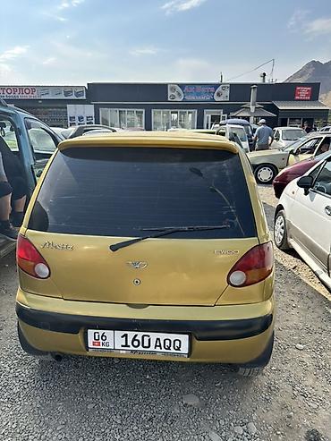 285 75 16: Daewoo Matiz: 1999 г., Механика, Бензин, Хэтчбэк — 2