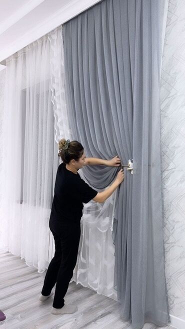 Pərdə və tüllər: Yeni, Pərdə, Rayonlara çatdırılma, Pulsuz çatdırılma — 3