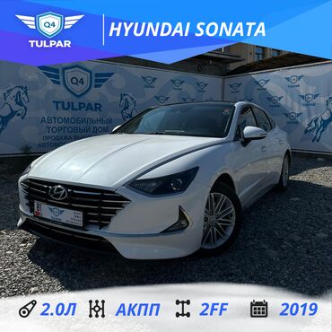 hyundai акцент: Hyundai Sonata: 2019 г., 2 л, Автомат, Газ, Седан