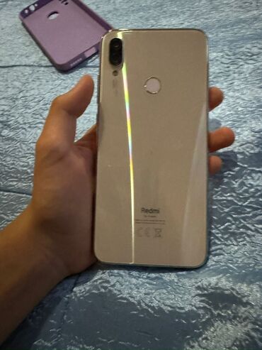 телефон флай 6: Xiaomi, Redmi Note 7, Б/у, 64 ГБ, цвет - Белый, 2 SIM