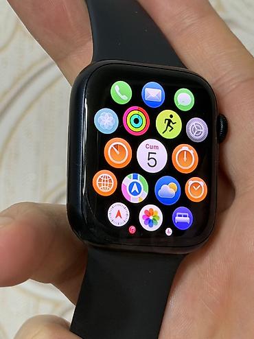 apple whatch 7: İşlənmiş, Smart saat, Apple, Sensor ekran, rəng - Qara — 1