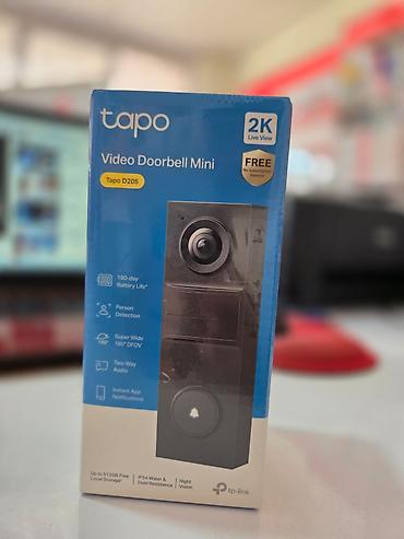 Videomüşahidə: TP-Link Tapo D205 — Ağıllı Video Qapı Zəngi - 2K yüksək keyfiyyətli — 2