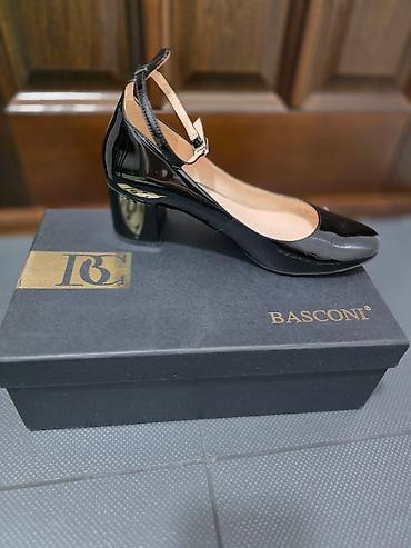Туфли: Туфли, 37, Basconi, Б/у, цвет - Черный, Самовывоз — 9