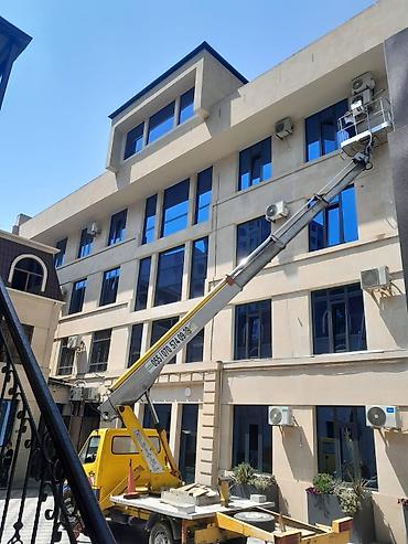 bobcat texnika: Avtokran səbəti ilə hündürlükdə işlər xidməti avtosəbət qaldırıcı kran — 1