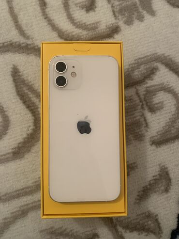 продажа телефонов в бишкеке цум: IPhone 12, Колдонулган, 128 ГБ, Коргоочу айнек, Каптама, 100 %