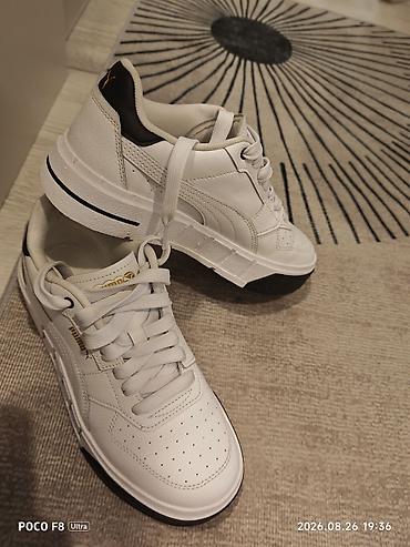 nike tech flecce: Кроссовки, 39, Puma, Новый, цвет - Белый, Самовывоз, Платная доставка — 1