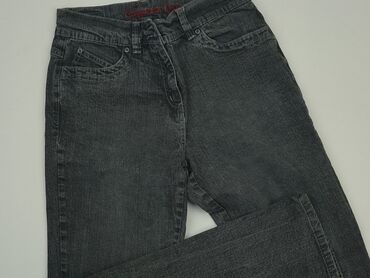 spódnice jeansowe czarne plus size: Jeans, 2XS (EU 32), condition - Very good