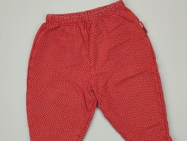 czerwone legginsy z wysokim stanem: Leggings, 6-9 months, condition - Good