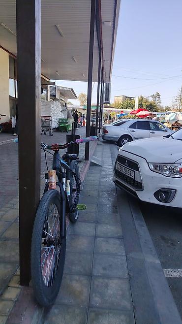 28 lik velosibed: Velosiped – Velostrim MTB - Çərçivə: alüminium alaşımlı, qara-mavi — 7