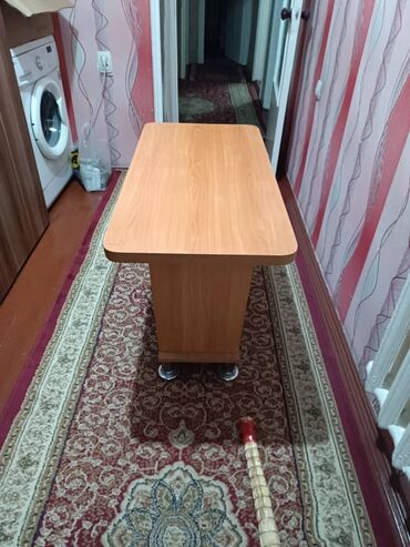 стол кухонный 600х800: Кухонный стол, Б/у, Прямоугольный, Нераскладной, Дерево