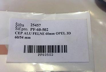 Gume i felne: ČEPOVI POKLOPCI ZA FELNE OPEL 3D 60 MM / 56 MM - ORIGINALNI | — 4